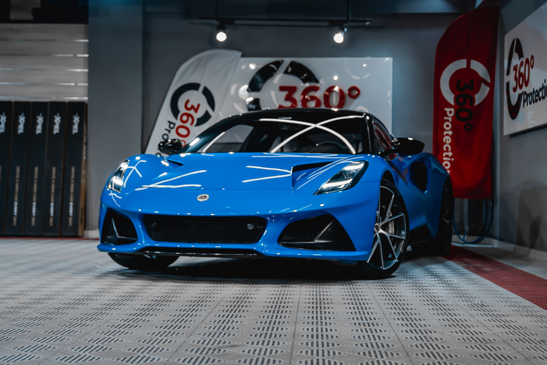 Blue Lotus Emira after paint protection film at 360 Protection